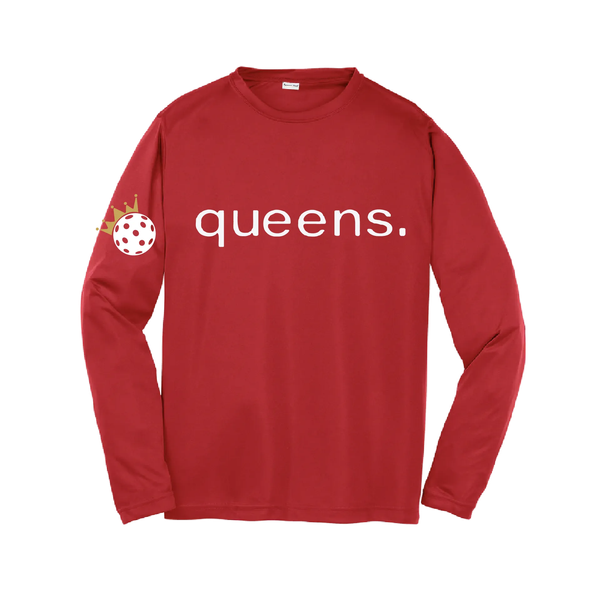 Pickleball Queens and Crown | Youth Long Sleeve Pickleball Shirts | 100% Polyester