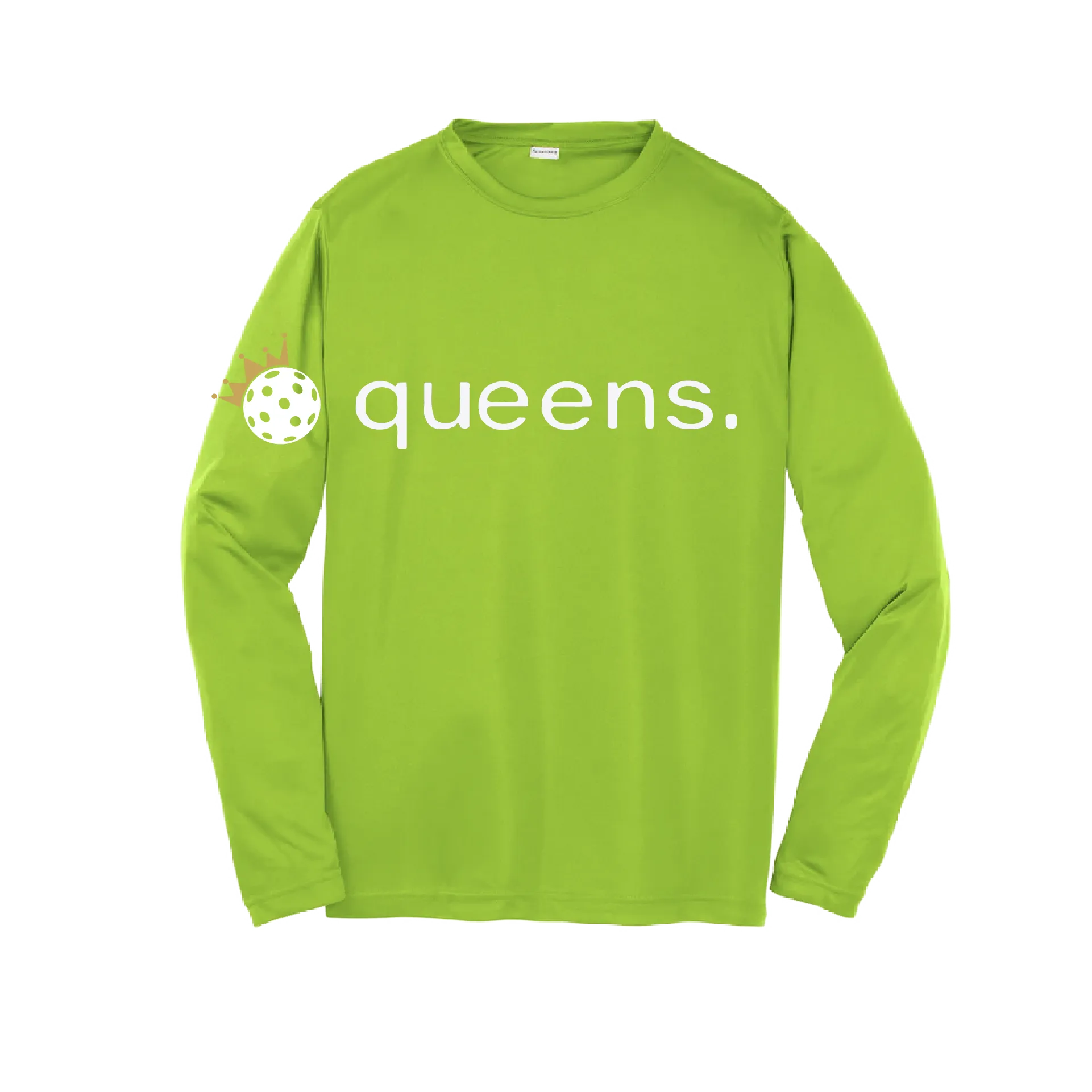 Pickleball Queens and Crown | Youth Long Sleeve Pickleball Shirts | 100% Polyester