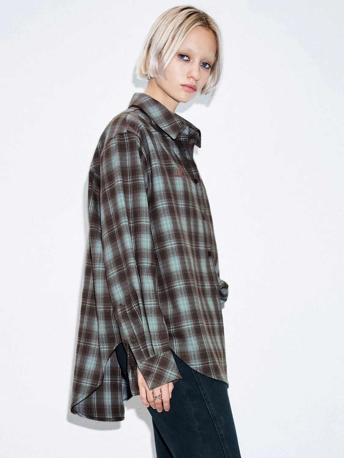 Plaid Loose Shirts