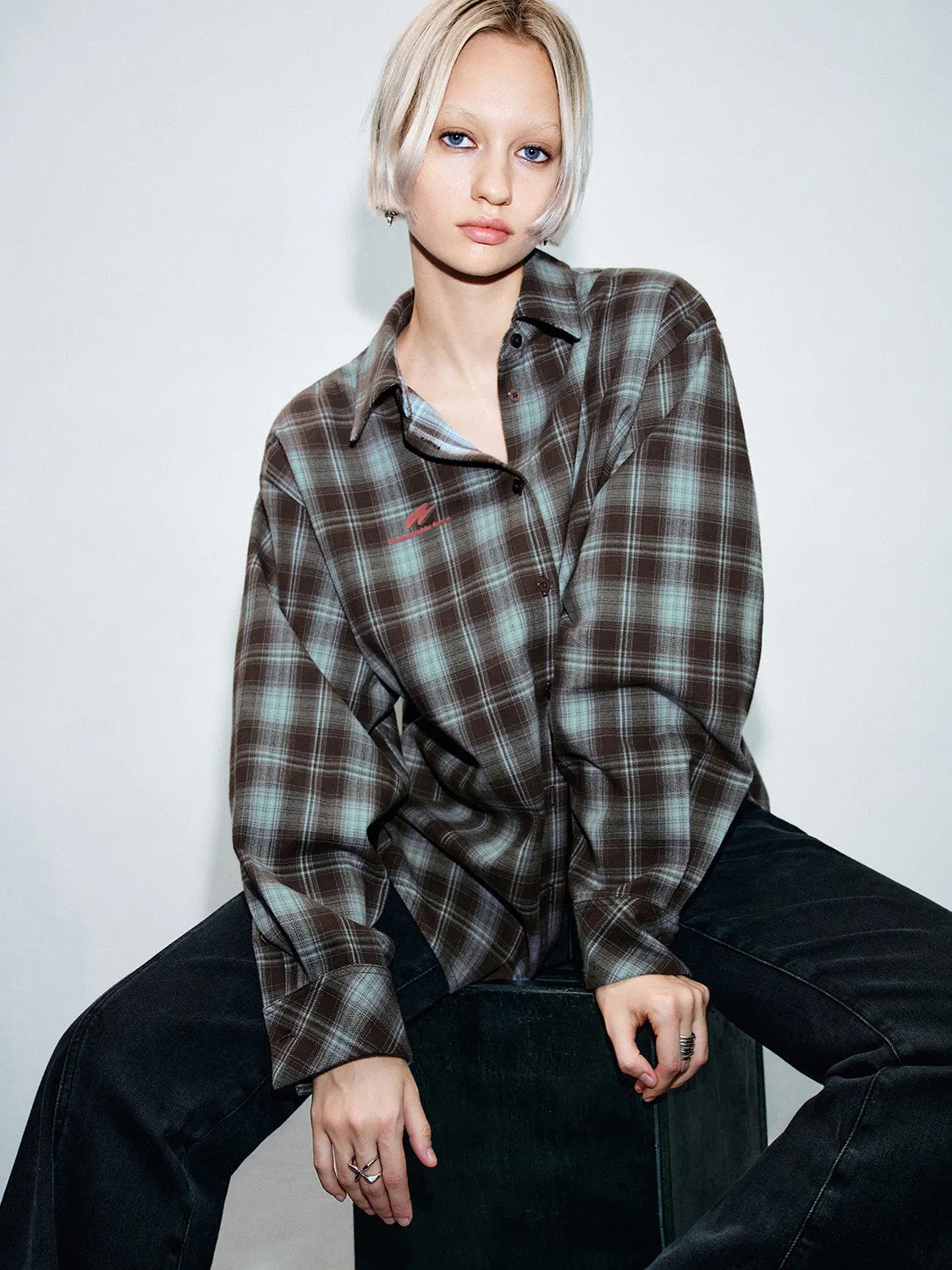 Plaid Loose Shirts