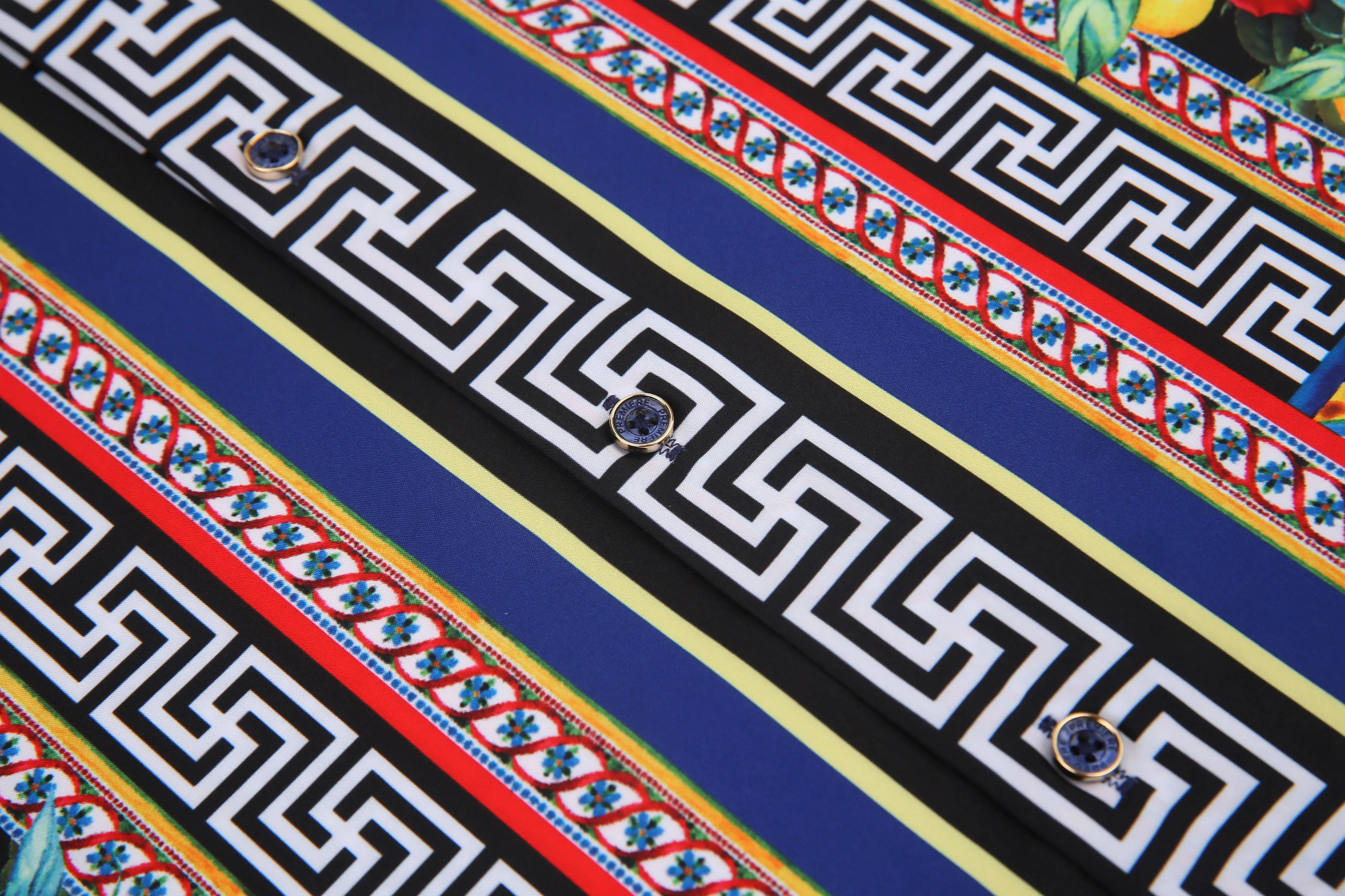 PREMIERE SHIRTS: FLORAL GEOMETRIC