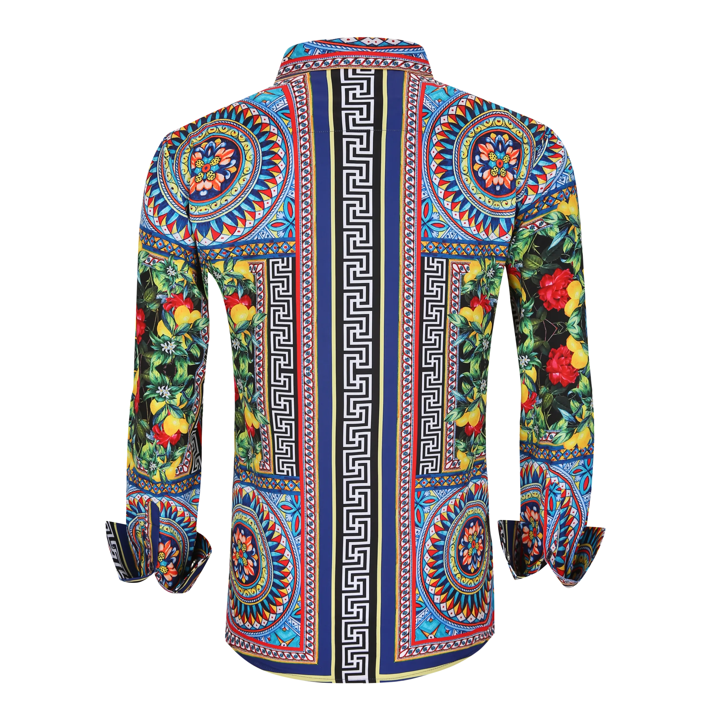 PREMIERE SHIRTS: FLORAL GEOMETRIC