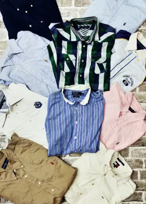 Ralph Lauren and Tommy Hilfiger Mix Shirts
