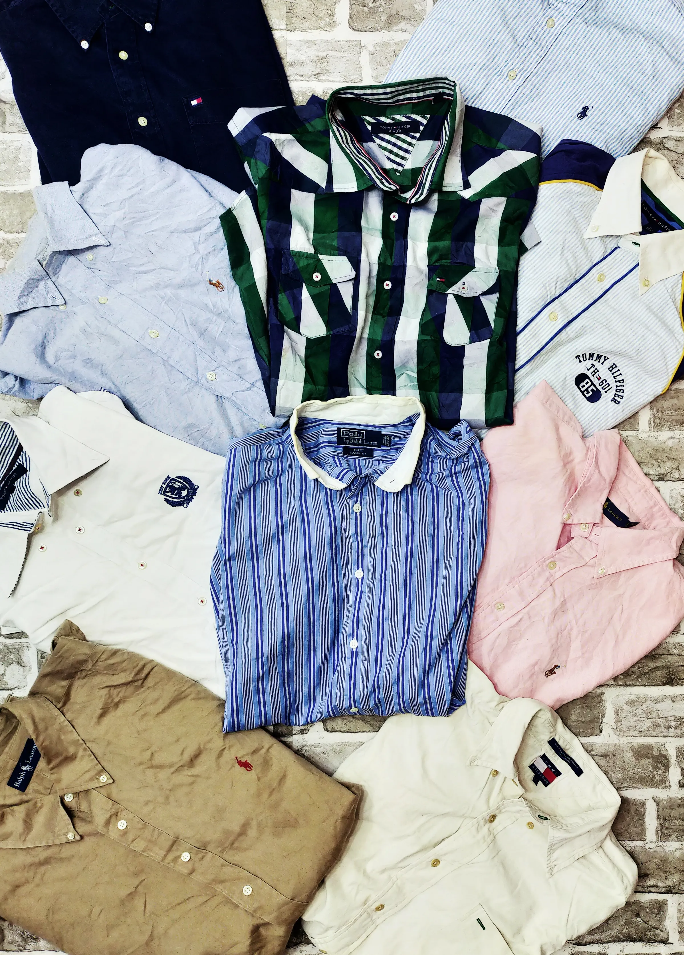 Ralph Lauren and Tommy Hilfiger Mix Shirts