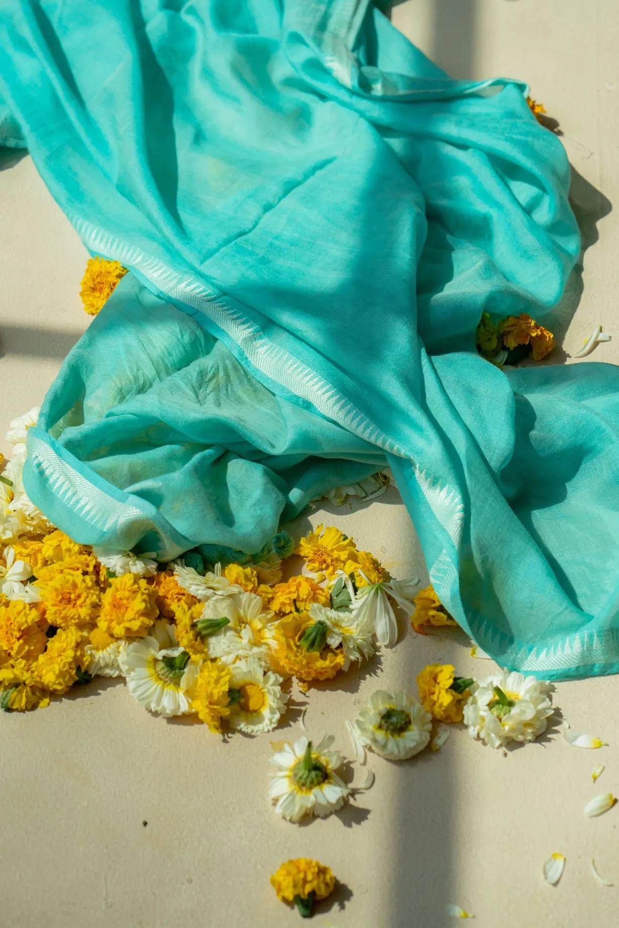 Reina Handwoven Silk Cotton Stole