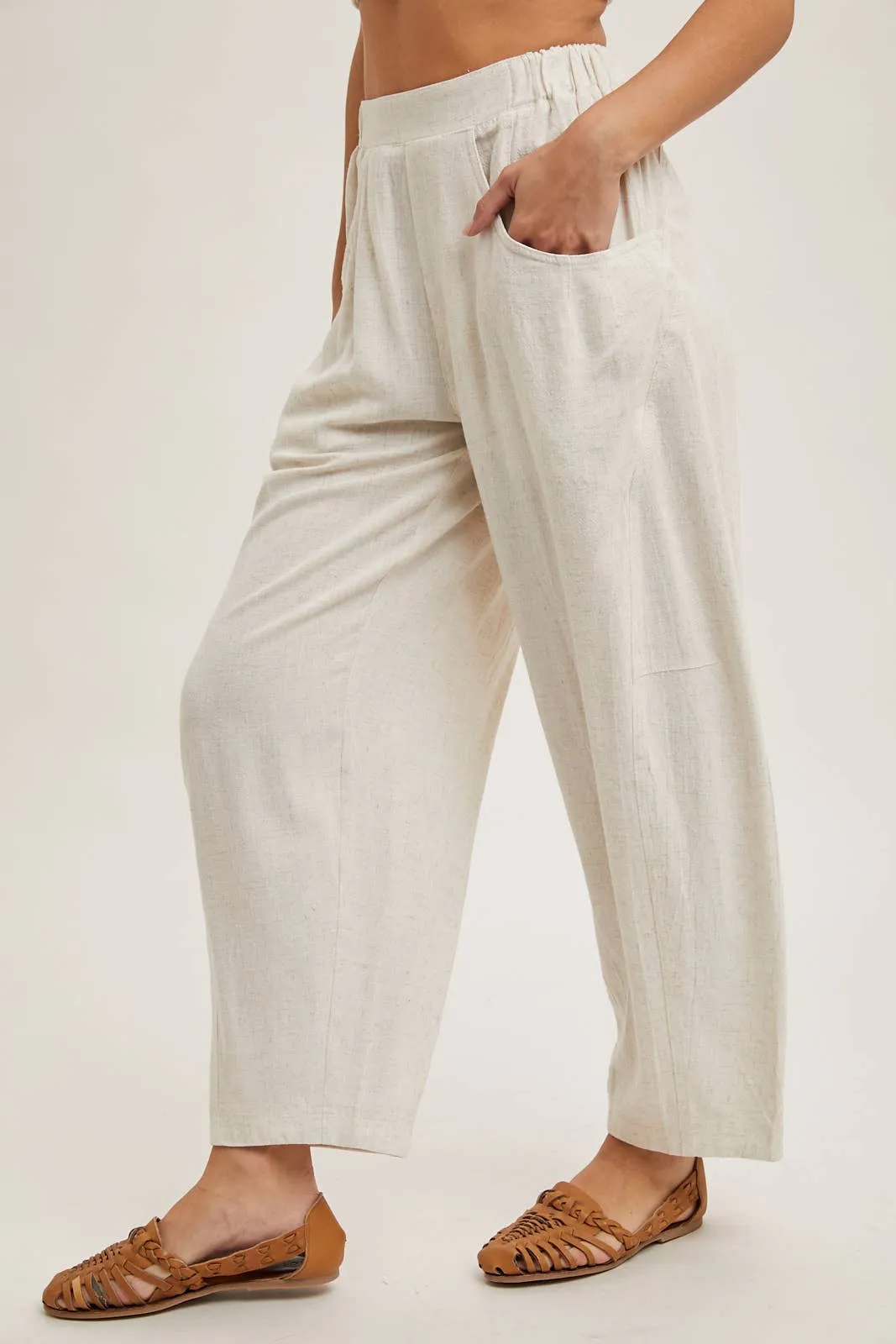 Relaxed Barrel Pants