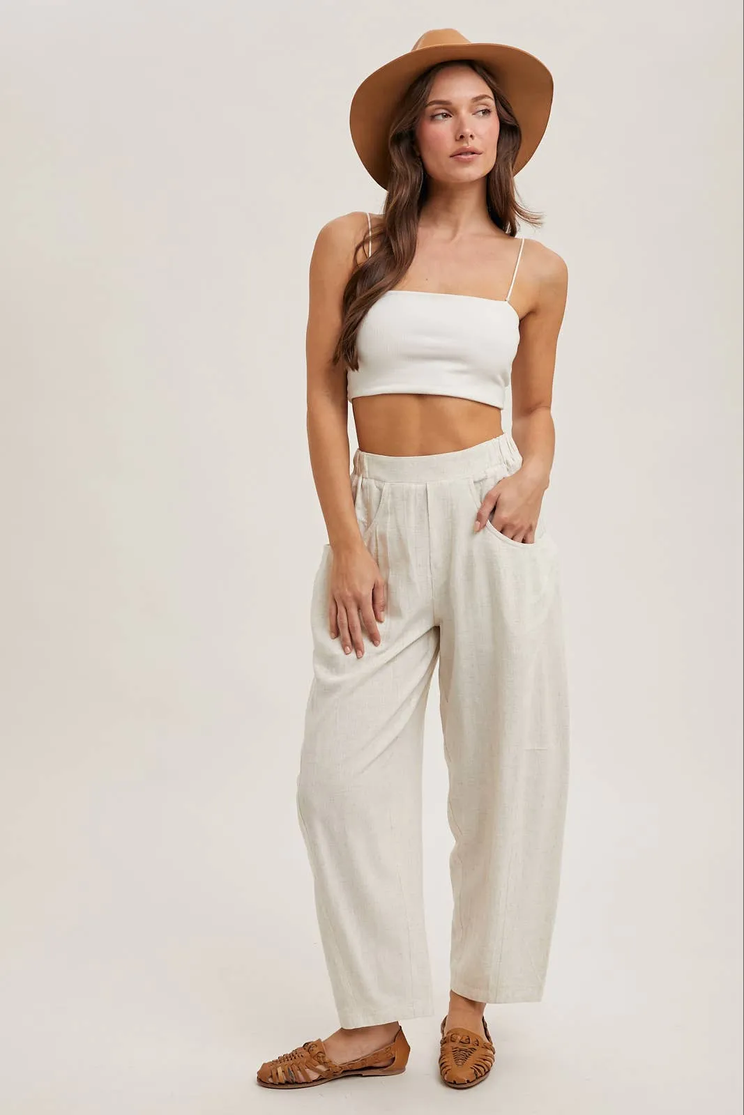 Relaxed Barrel Pants