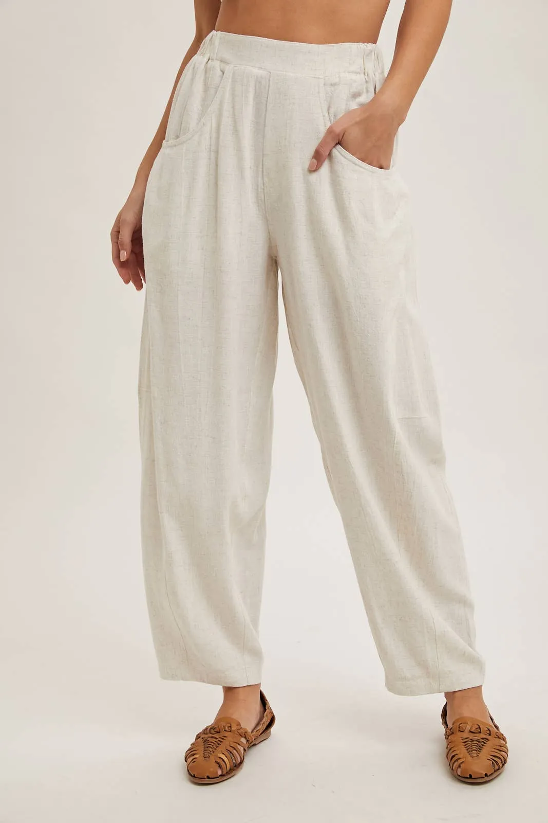 Relaxed Barrel Pants