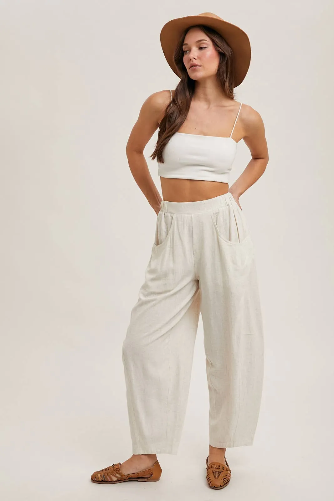 Relaxed Barrel Pants
