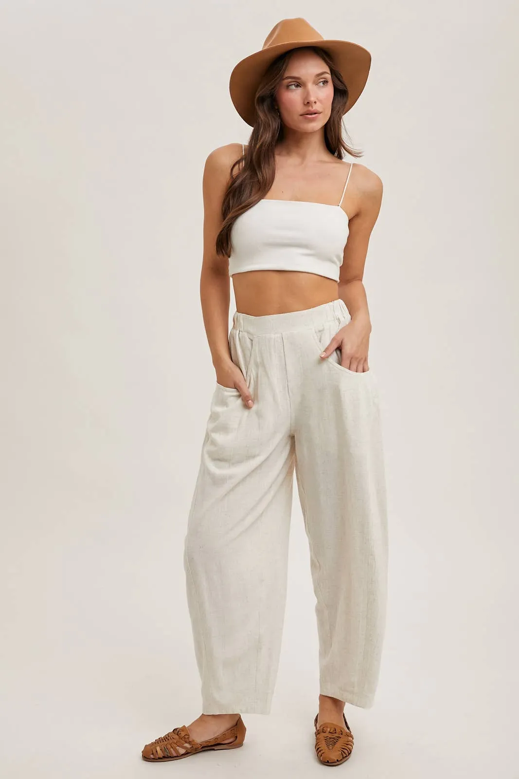 Relaxed Barrel Pants