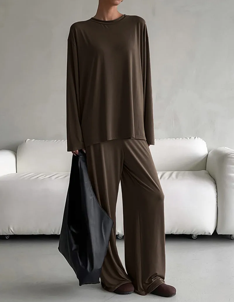 Relaxed Fit Stretch Lounge Set