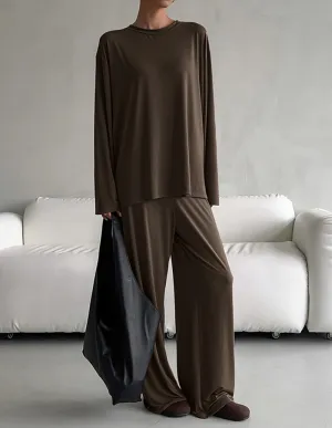 Relaxed Fit Stretch Lounge Set