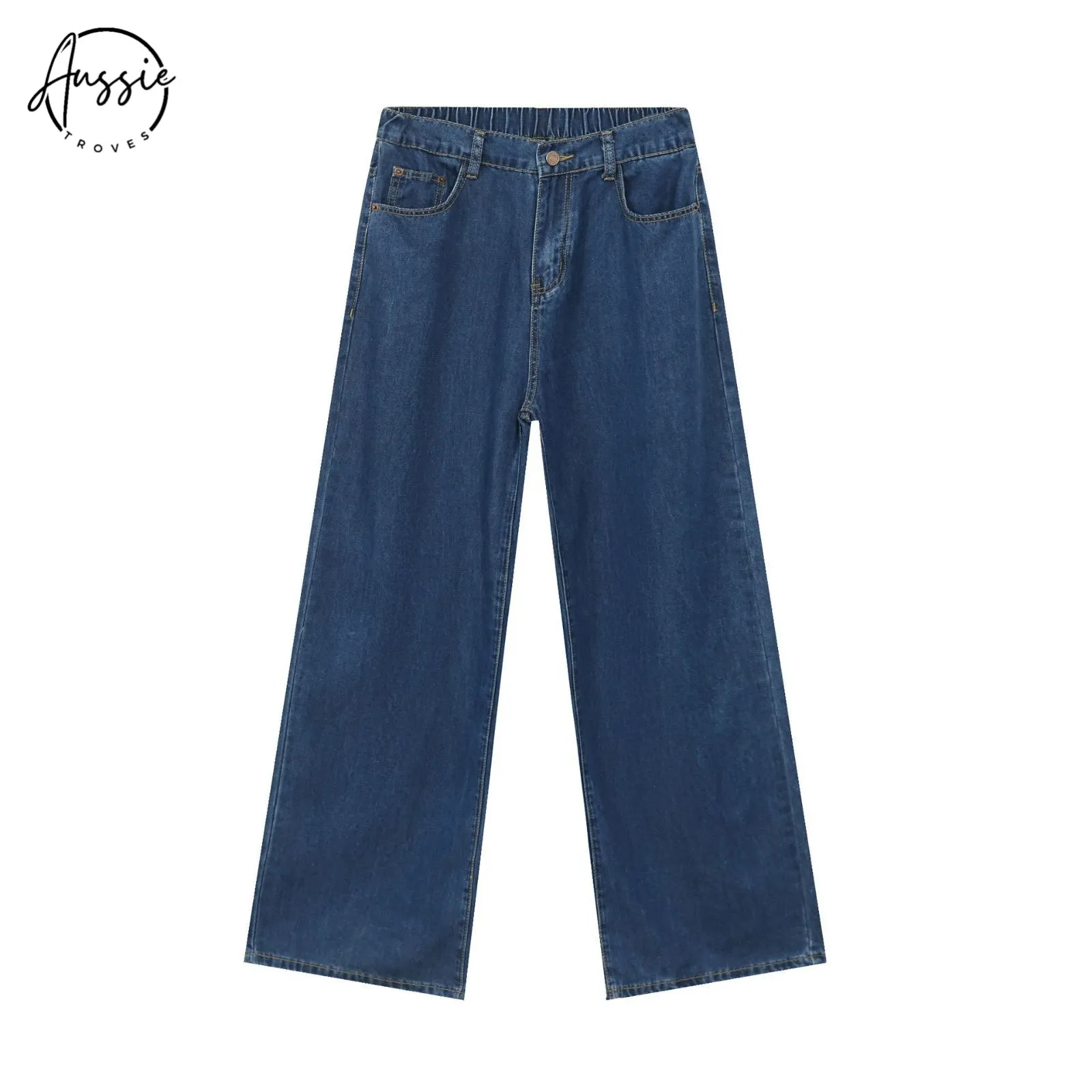Retro Vibes Baggy Jeans