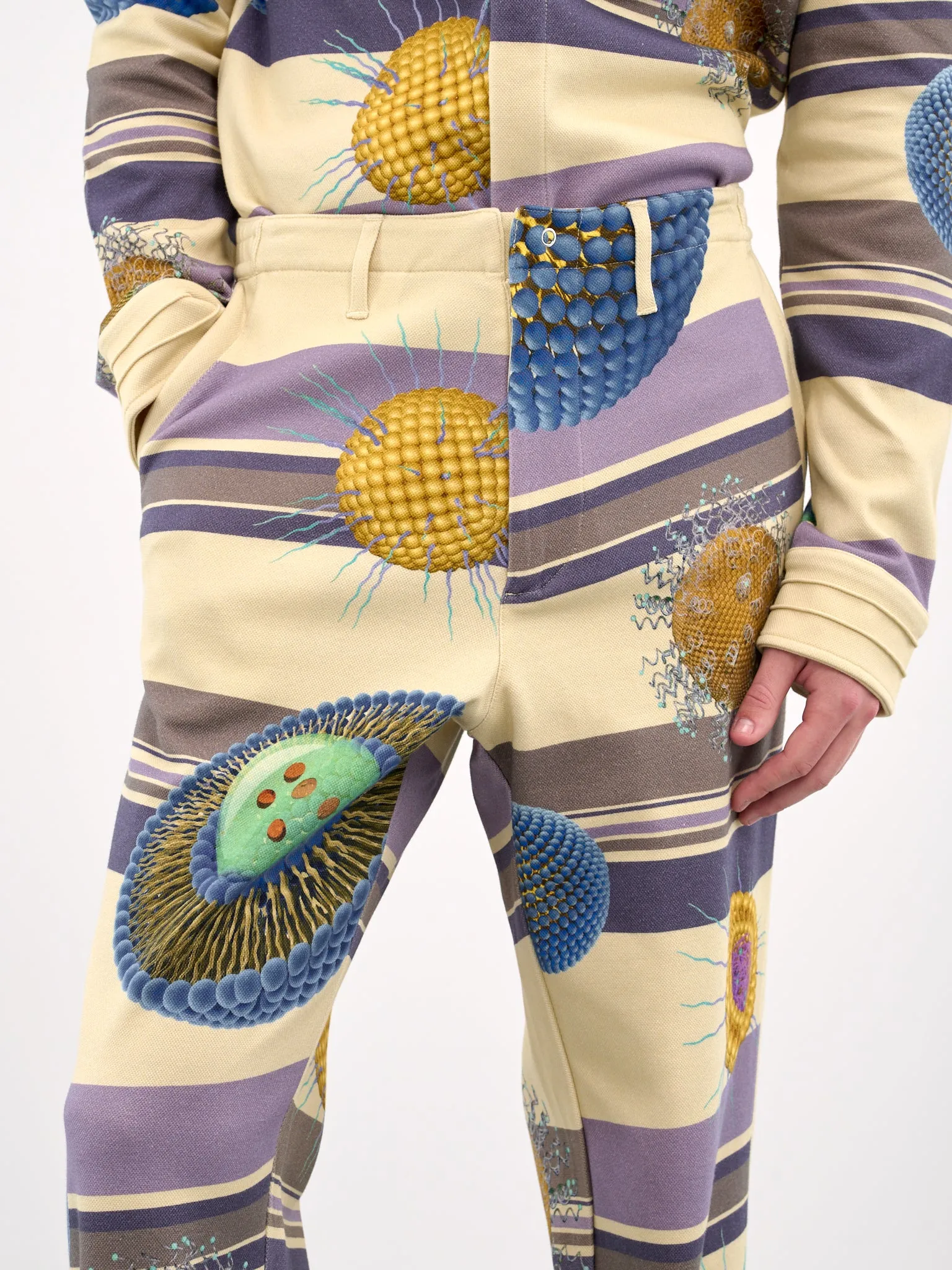 Riadis Printed Trousers (T06-21-GREY-GRAPHIC)