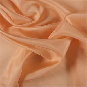 Runway Silks Light Orange Silk Crepe de Chine Fabric