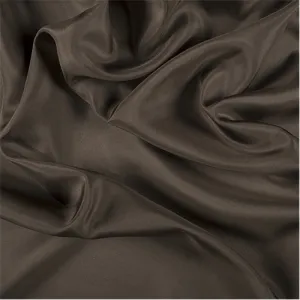 Runway Silks Olive Brown Silk Crepe de Chine Fabric