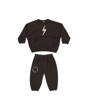 Rylee & Cru Black Relaxed Set