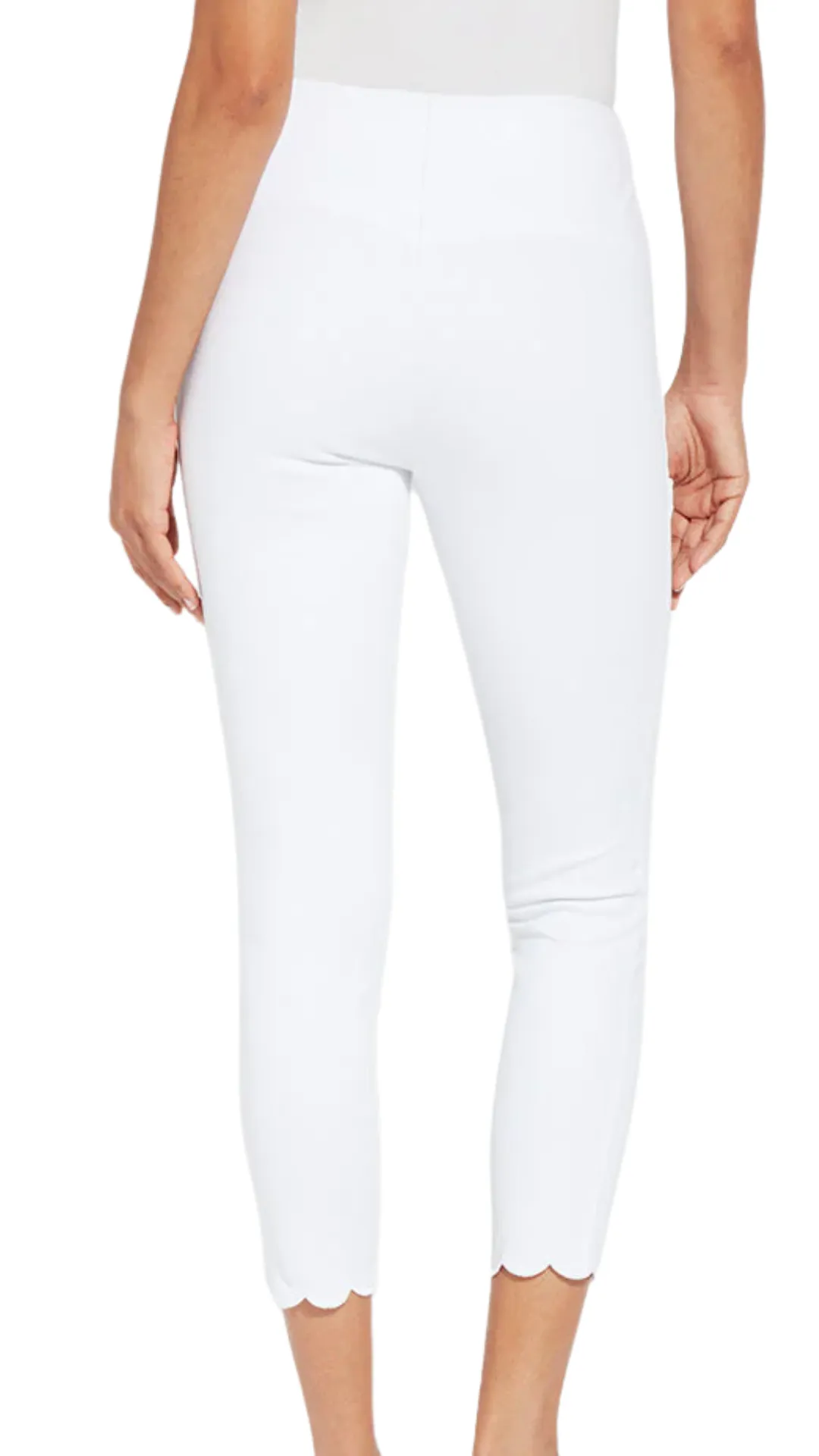 Scallop Edge Ankle Denim