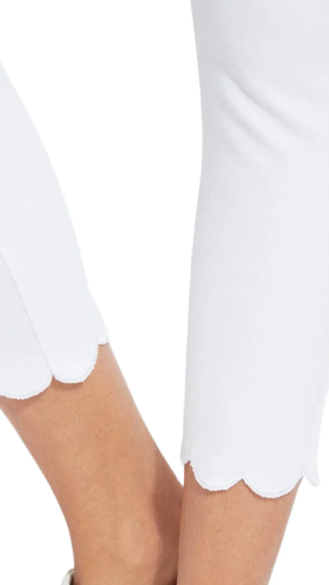 Scallop Edge Ankle Denim