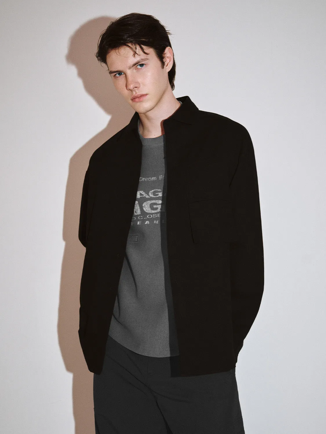 Shirt Collar Loose Shirts
