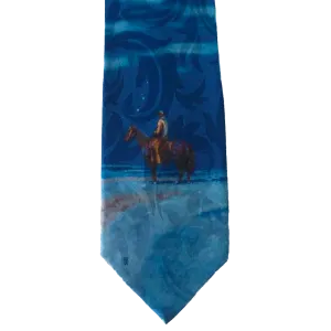 Snow Painting Silk Tie