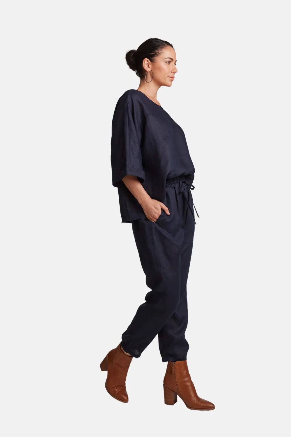 Studio Relaxed Pant | Navy