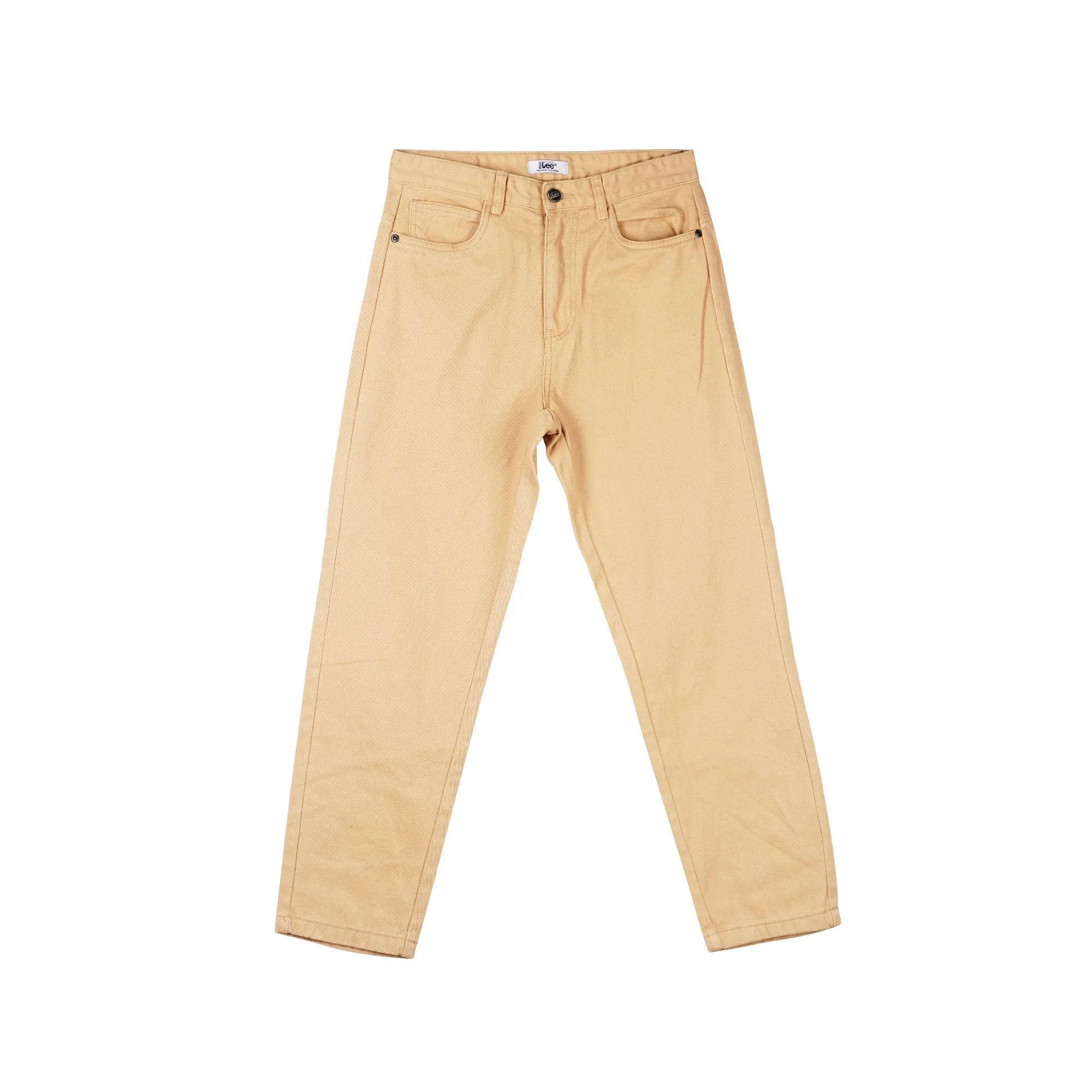 Stylistic Mr. Lee Ladies Basic Denim Mom Pants 146065-U (Khaki)