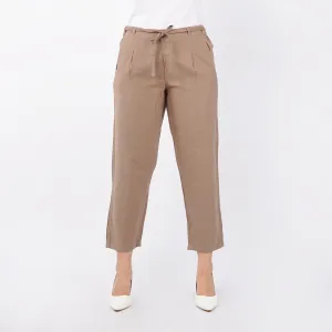 Stylistic Mr. Lee Ladies Basic Non-Denim Drawstring Pants 154892-U (Taupe)