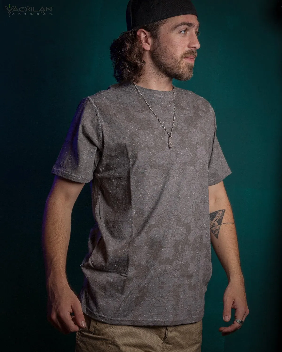 T-Shirt Men / Cotton Slub- Grey SHAMANKA