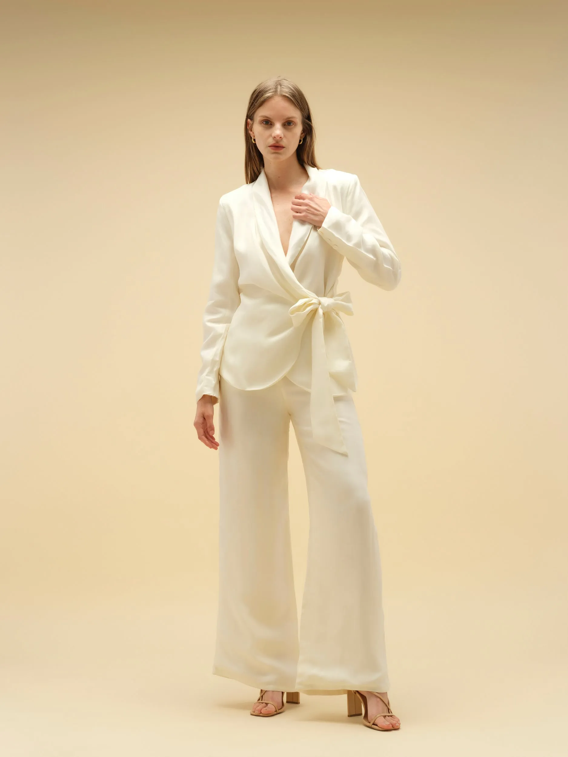 Tailored pants Sand