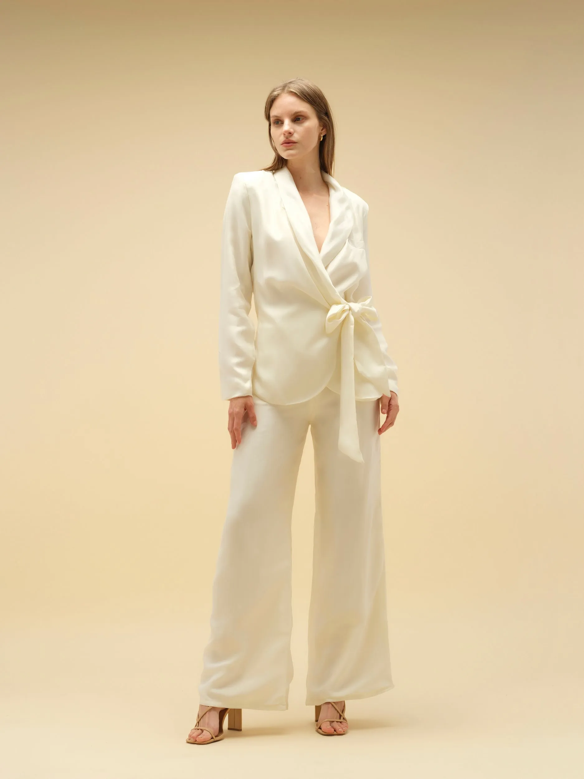 Tailored pants Sand