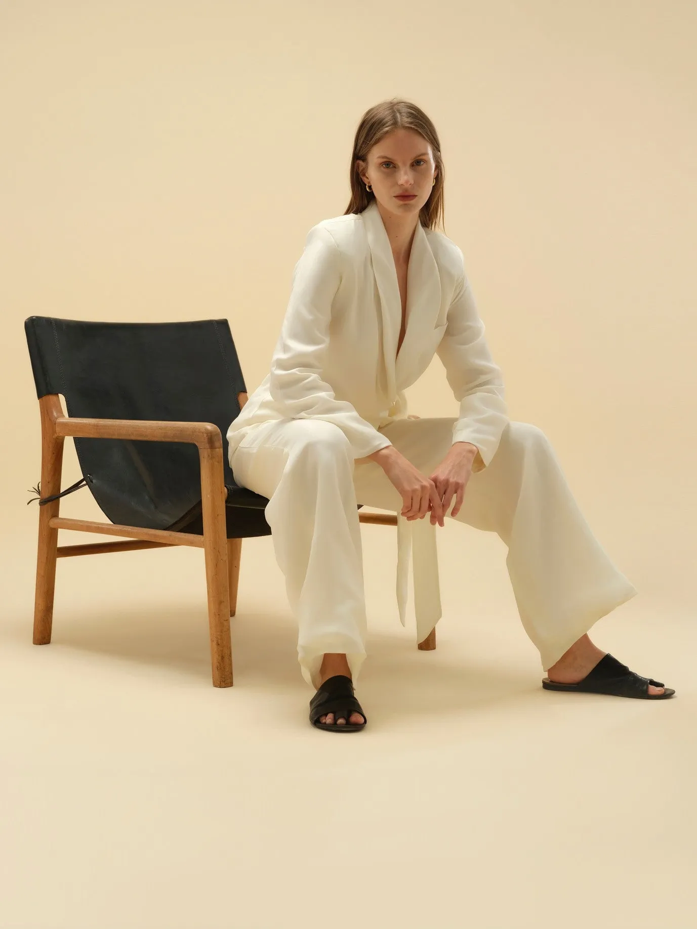 Tailored pants Sand