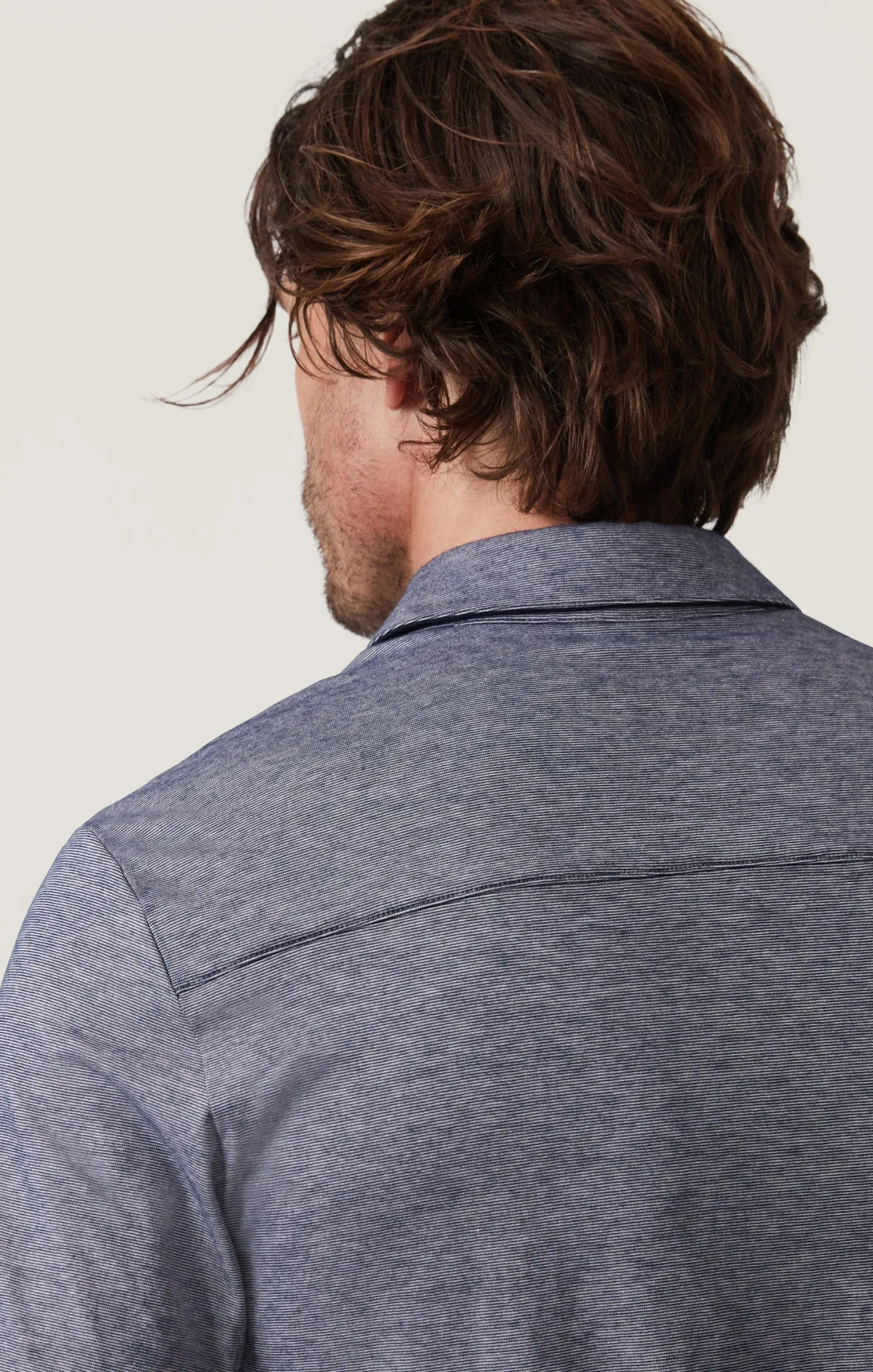 Two Tone Button-Down Shirt in Indigo