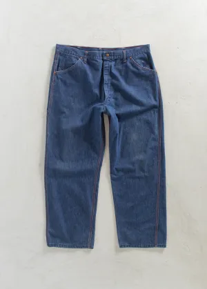 Vintage 1970s Big Mac Denim Carpenter Pants Size Women's 40 Men's 42