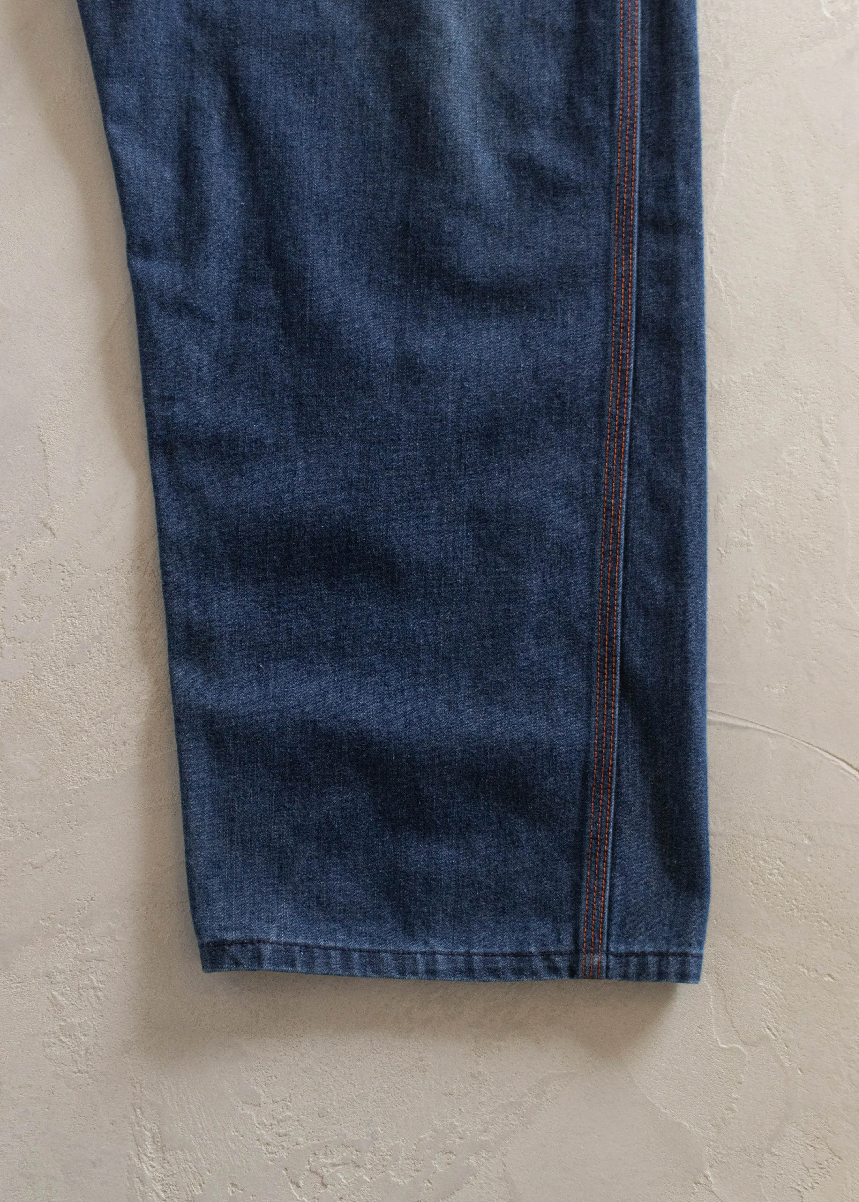 Vintage 1970s Big Mac Denim Carpenter Pants Size Women's 40 Men's 42