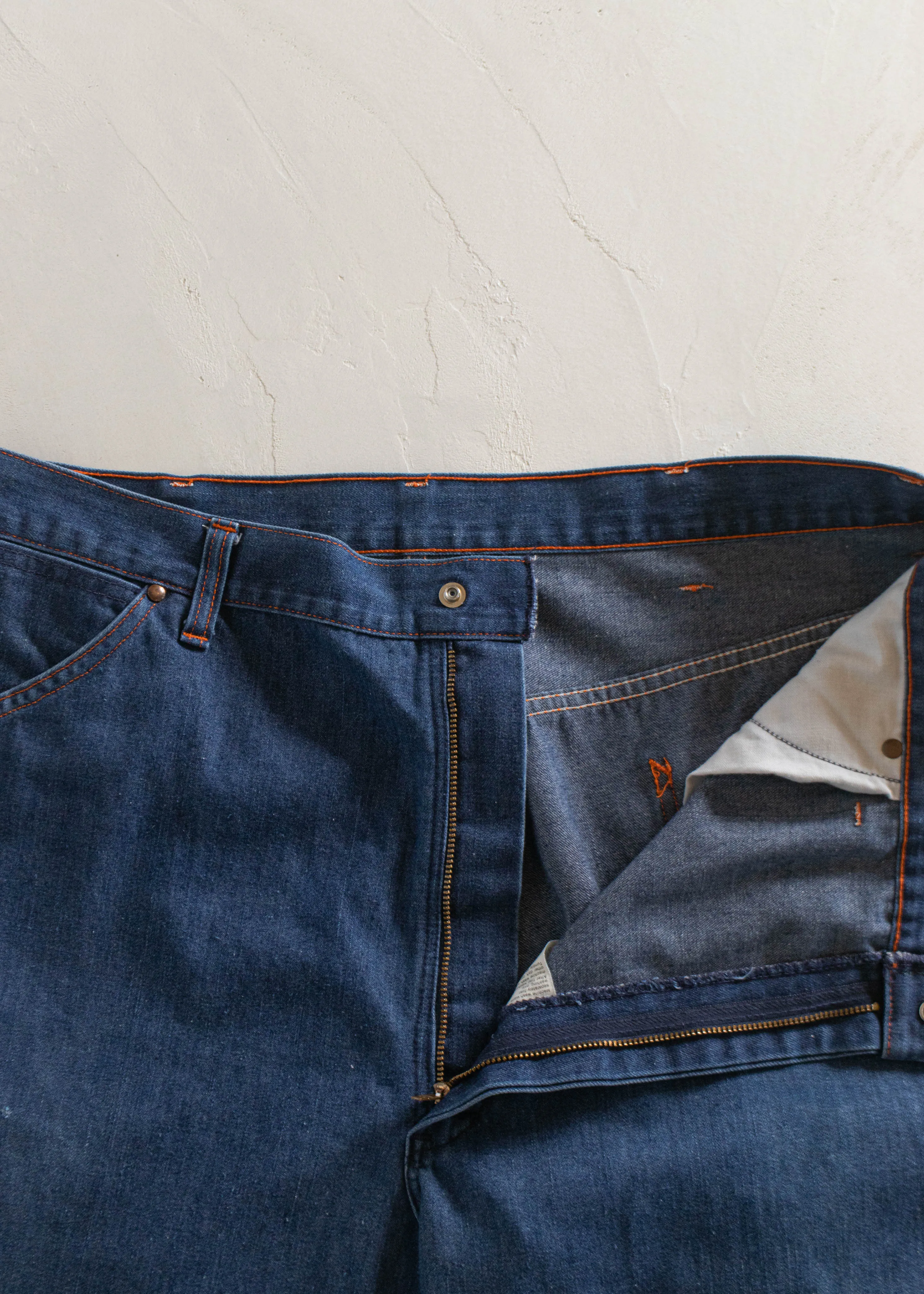 Vintage 1970s Big Mac Denim Carpenter Pants Size Women's 40 Men's 42