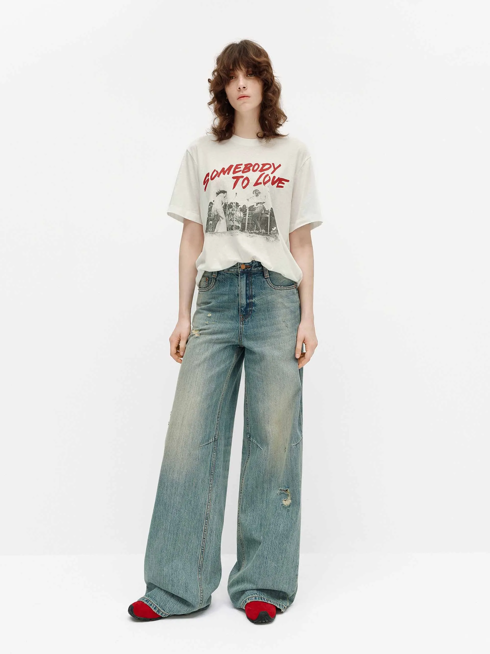Vintage Printed Loose T-shirts
