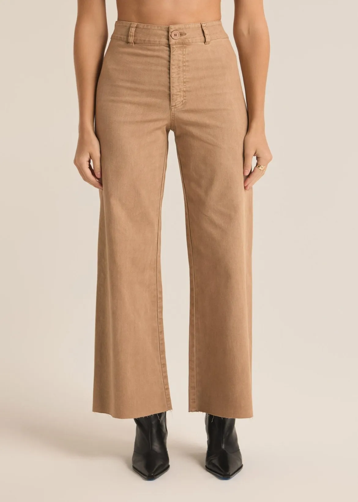 washed twill pant