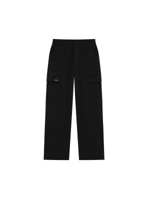 Womens DNA Double Jersey Cargo Trousers—black