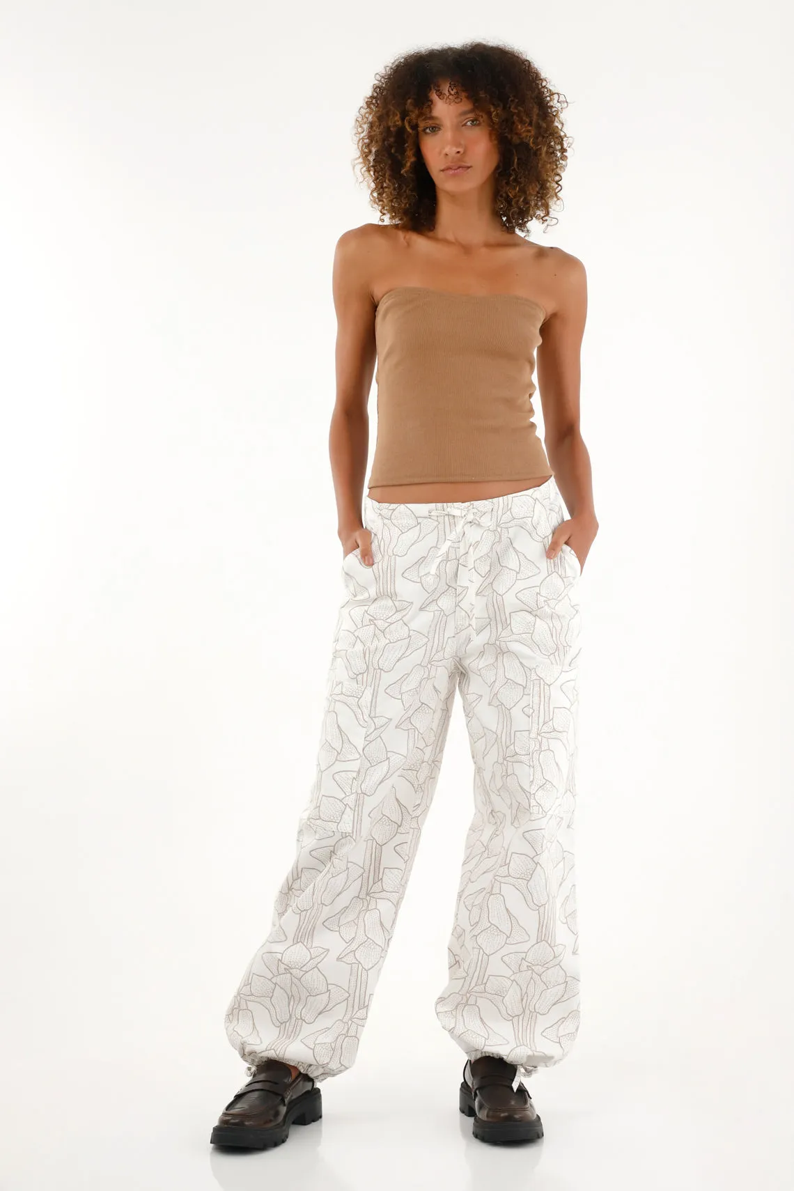 Women's printed cargo pants